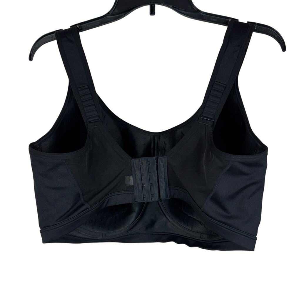 LIVI SZ 40H High-Impact Sports Bra Convertible Underwire Adjustable Molded Black - Picture 3 of 7